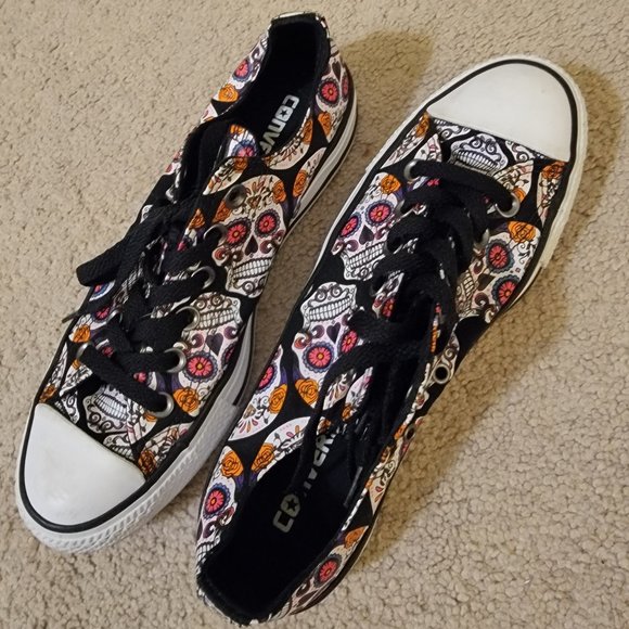 Dia Dos Muertos Converse - Picture 1 of 3